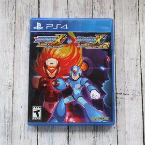 MegaMan X Legacy Collection Playstation PS4 Combo Pack 1+2 Video Games and Case